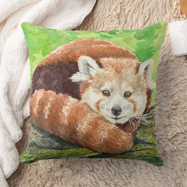 Red panda cushion (Blanket)