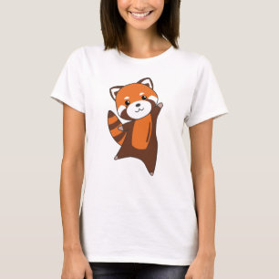 Red Panda Cute Animals For Kids Kawaii T-Shirt