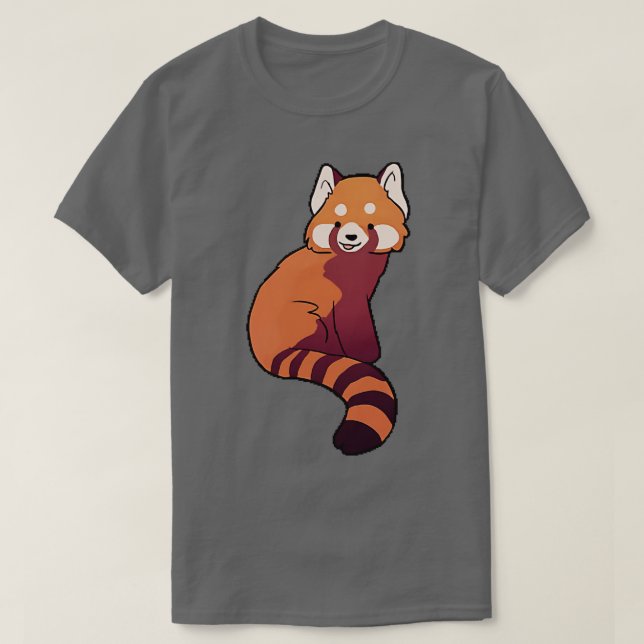Red panda cute illustration 2 T-Shirt (Design Front)