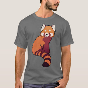 Red panda cute illustration 2 T-Shirt