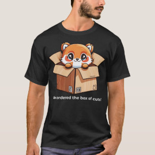 Red Panda Delivery Box of Cute 1 T-Shirt