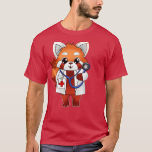 Red Panda Doctor T-Shirt