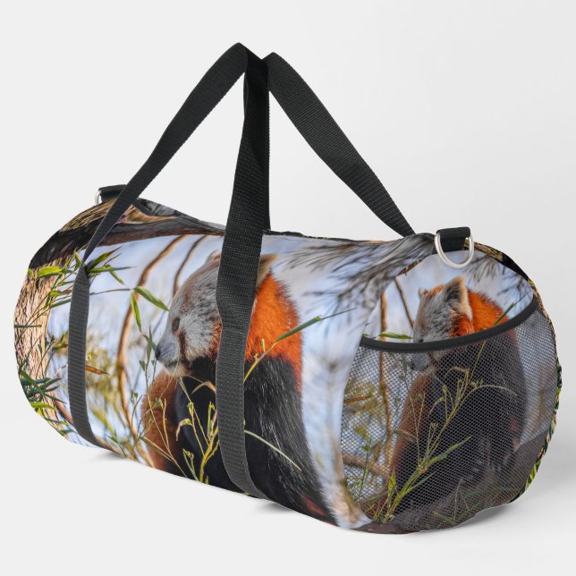 Red panda duffle bag (Right Corner)