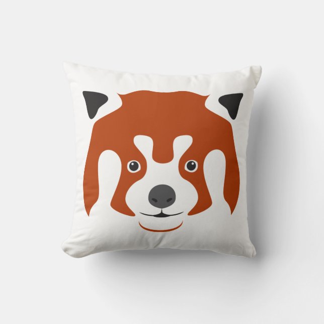 RED PANDA FACE CUSHION (Front)