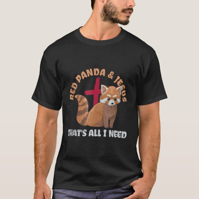 Red Panda For A Red Panda Expert T-Shirt (Front)