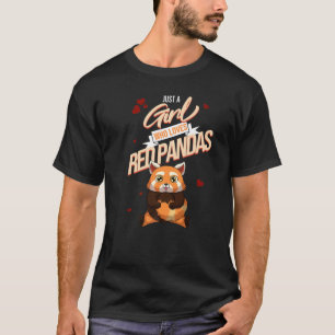 Red Panda For Women Cool Animal Whisperer Girls T-Shirt