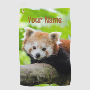 Red Panda Golf Towel