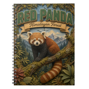 Red Panda Himalayan Forest POPCUT Notebook