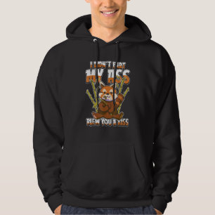 Red Panda Humorous   I Didnt Fart My Butt Blew You Hoodie