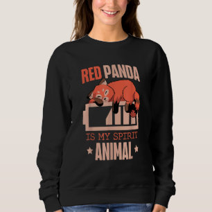 Red Panda Is My Spirit Animal Zookeeper Zoogoer Wi Sweatshirt