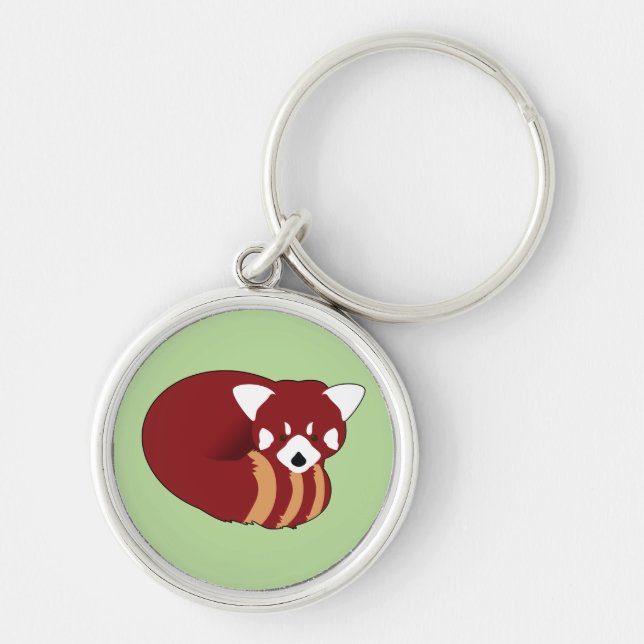 Red Panda Key Ring (Front)