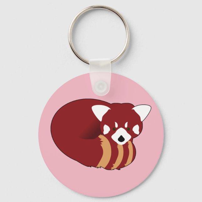 Red Panda Key Ring (Front)