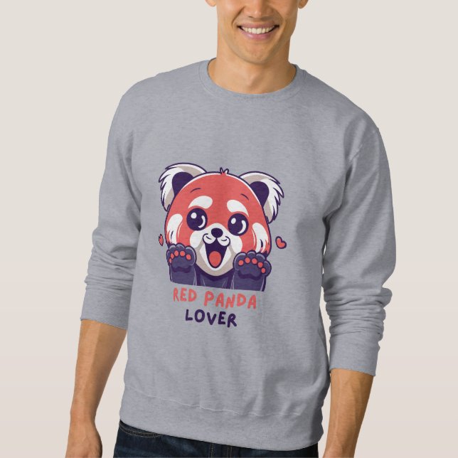 Red Panda Lover Sweatshirt (Front)