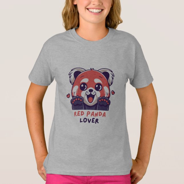 Red Panda Lover T-Shirt (Front)