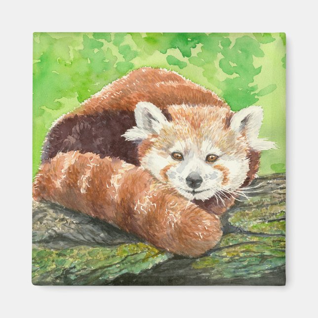 Red panda magnet (Front)