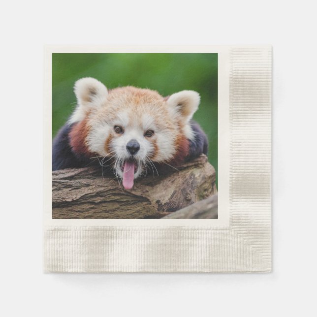 Red Panda Napkin (Front)