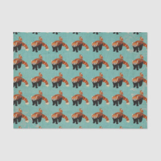 Red Panda & Owl Tissue Paper