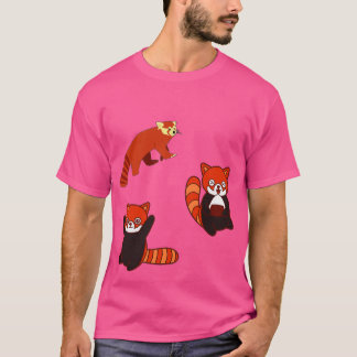 Red Panda Pattern Pack T-Shirt