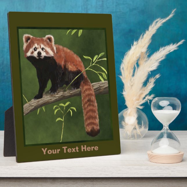 Red Panda Plaque (Side)