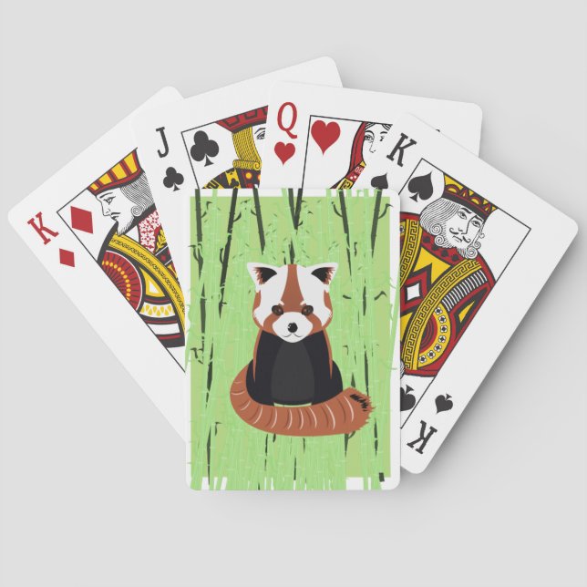 Red Panda Playing Cards (Back)