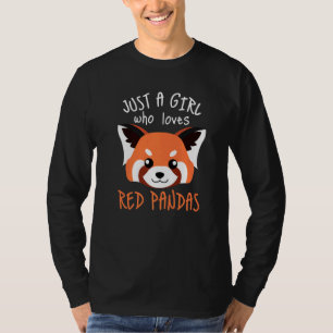 Red Panda Plushie Red Panda Tail Cute Red Panda St T-Shirt
