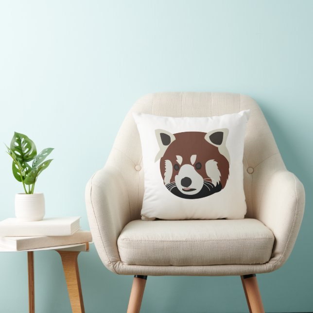 Red Panda Racoon Red Panda Cushion (Chair)