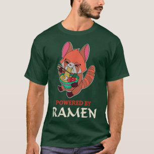 Red Panda Ramen Noodle Japan Cuisine Japanese Asia T-Shirt