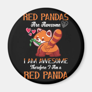Red Panda Red Panda Lover Red Panda Magnet