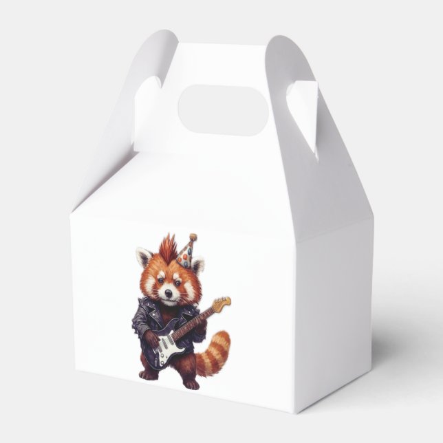 Red Panda Rocker Gift Box (Front Side)