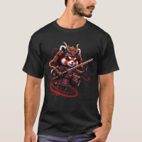 Red Panda Samurai Warrior Ninja Japanese Art Japan