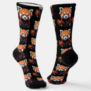 Red panda socks