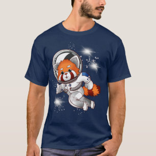 Red Panda Space Astronaut T-Shirt