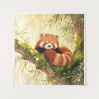 Red Panda Tapestry