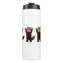 Red Panda Thermal Tumbler