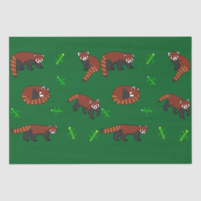 Red Panda Tissue Paper (Front)