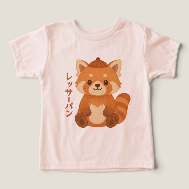 Red Panda Toddler T-Shirt (Design Front)