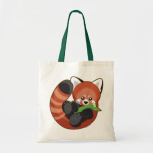 Red Panda Tote Bag