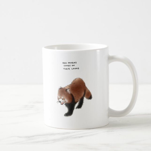 red panda trivia coffee mug (Right)