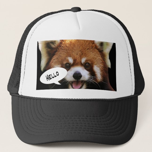 Red Panda Trucker Hat (Front)