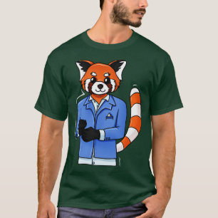 Red Panda Tuxedo T-Shirt