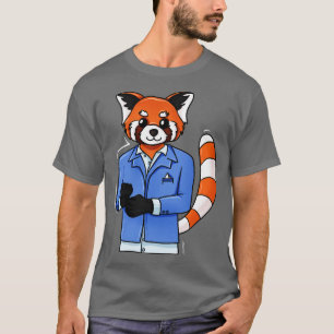 Red Panda Tuxedo T-Shirt