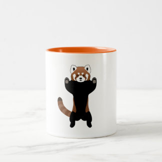 Red Panda Two-Tone Coffee Mug