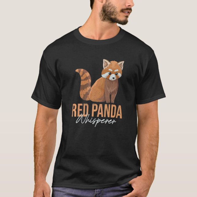 Red Panda Whisperer For A Red Panda Zoo Keeper T-Shirt (Front)