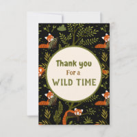 Red Panda Woodland Zoo Wild One Custom