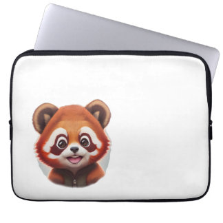 Red Pandakopf / red panda head Laptop Sleeve