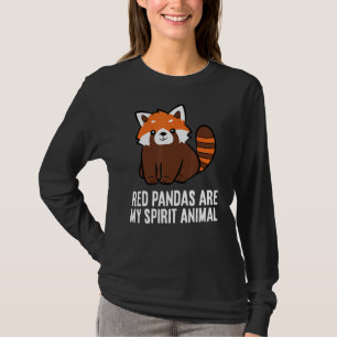 Red Pandas Are My Spirit Animal Cute Red Panda T-Shirt