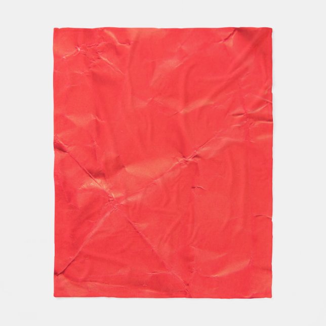 Red paper abstract texture backgroundabstract, age fleece blanket (Front)