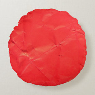 Red paper abstract texture backgroundabstract, age round cushion