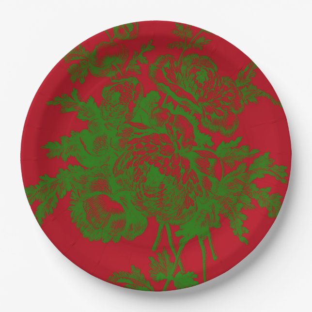 RED PAPER PLATE (Front)