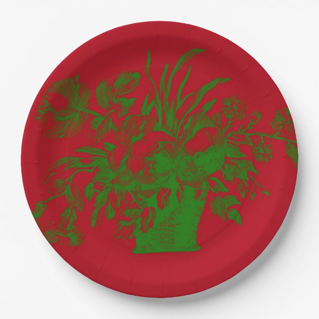 Red Paper Plate (Front)